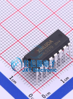 锁存器 XD74LS279 XINLUDA(信路达) DIP-16 四类 /S-/R 锁存器