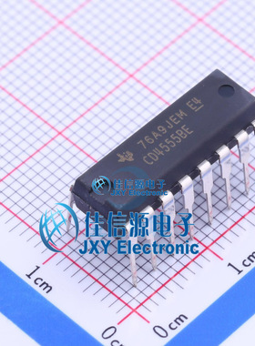 信号开关    CD4555BE  TI()  DIP-16