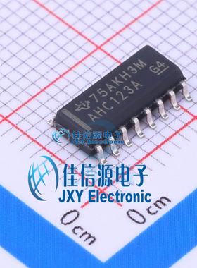 单稳态多谐振荡器     SN74AHC123ADR  TI()  SOIC-16
