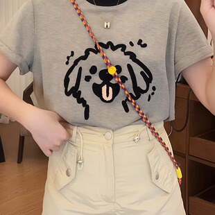 短袖2026新款女装今年流行爆款搭配chic上衣巨好看夏季穿搭t恤