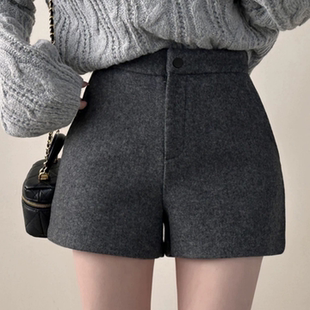 复古性感辣妹休闲裤 子高腰a字热裤 女装 胖MM显瘦短裤 秋冬新款 大码