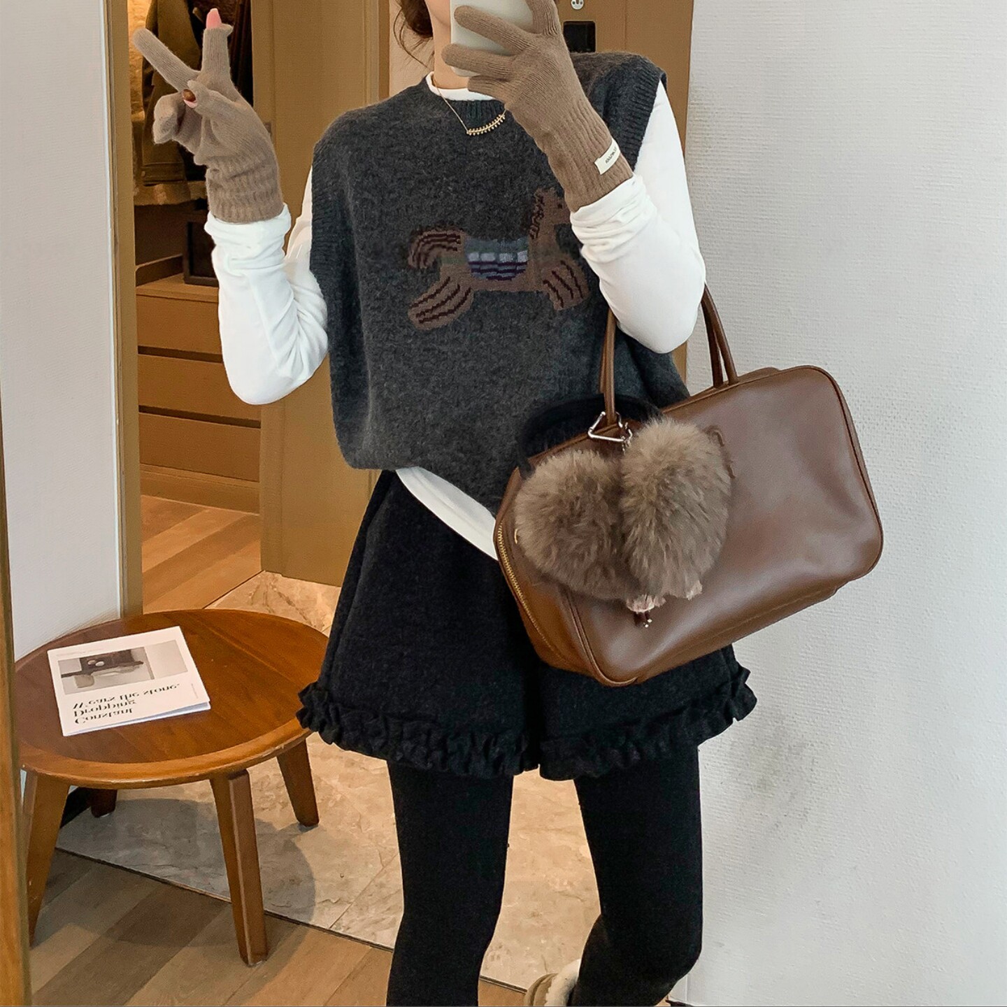 毛呢打底短裤女冬季厚款大码胖妹妹松紧高腰显瘦小个子阔腿休闲裤,女装/女士精品,大码裤装,淘宝优惠券,粉丝福利购,淘宝优惠卷