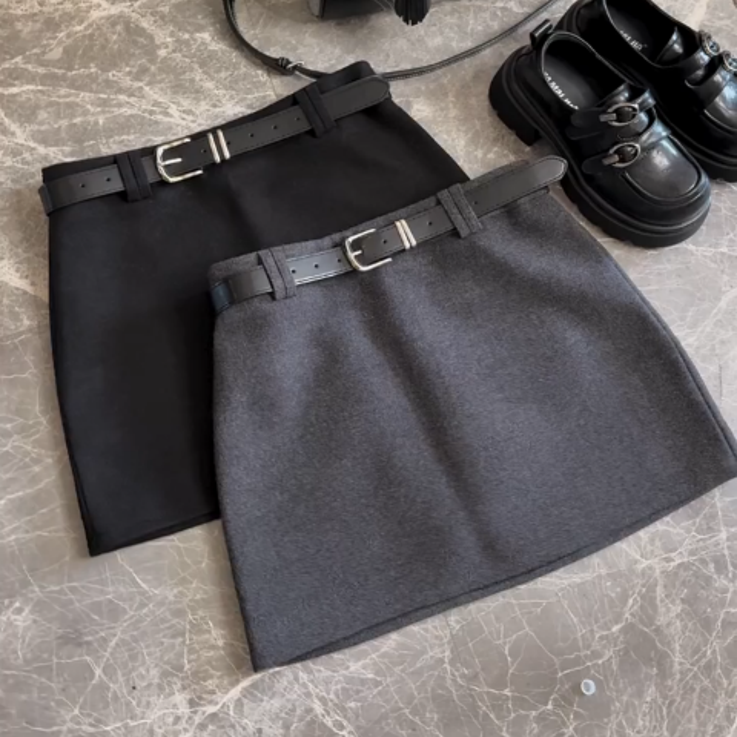 大码毛呢半身裙女2025秋冬胖mm显瘦高腰气质A字黑色一步包臀短裙,女装/女士精品,大码半身裙,淘宝优惠券,粉丝福利购,淘宝优惠卷