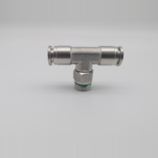 金汉气动 PB G螺纹三通 不锈钢304材料 T型快插三通接头