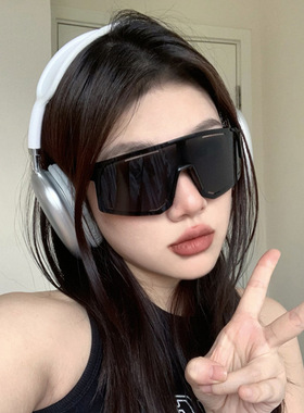 2026新户外防风男女骑行摩托自行车墨镜遮阳大框欧美运动太阳眼镜