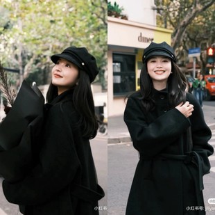 甩饼同款国现CA4LA鸭舌帽报童帽TAM02814不挑脸型02799