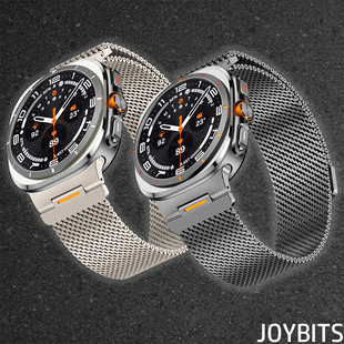 适用三星Galaxy磁吸不锈钢手表带watch8运动硅胶Ultra金属classic