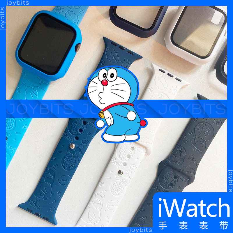 哆啦A梦Ultra小叮当适用苹果手带appleiwatch10代硅胶运动S11表带