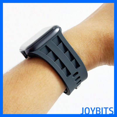 柔软透气S11硅胶表带适用iWatch苹果手表Ultra运动防水46一体49mm