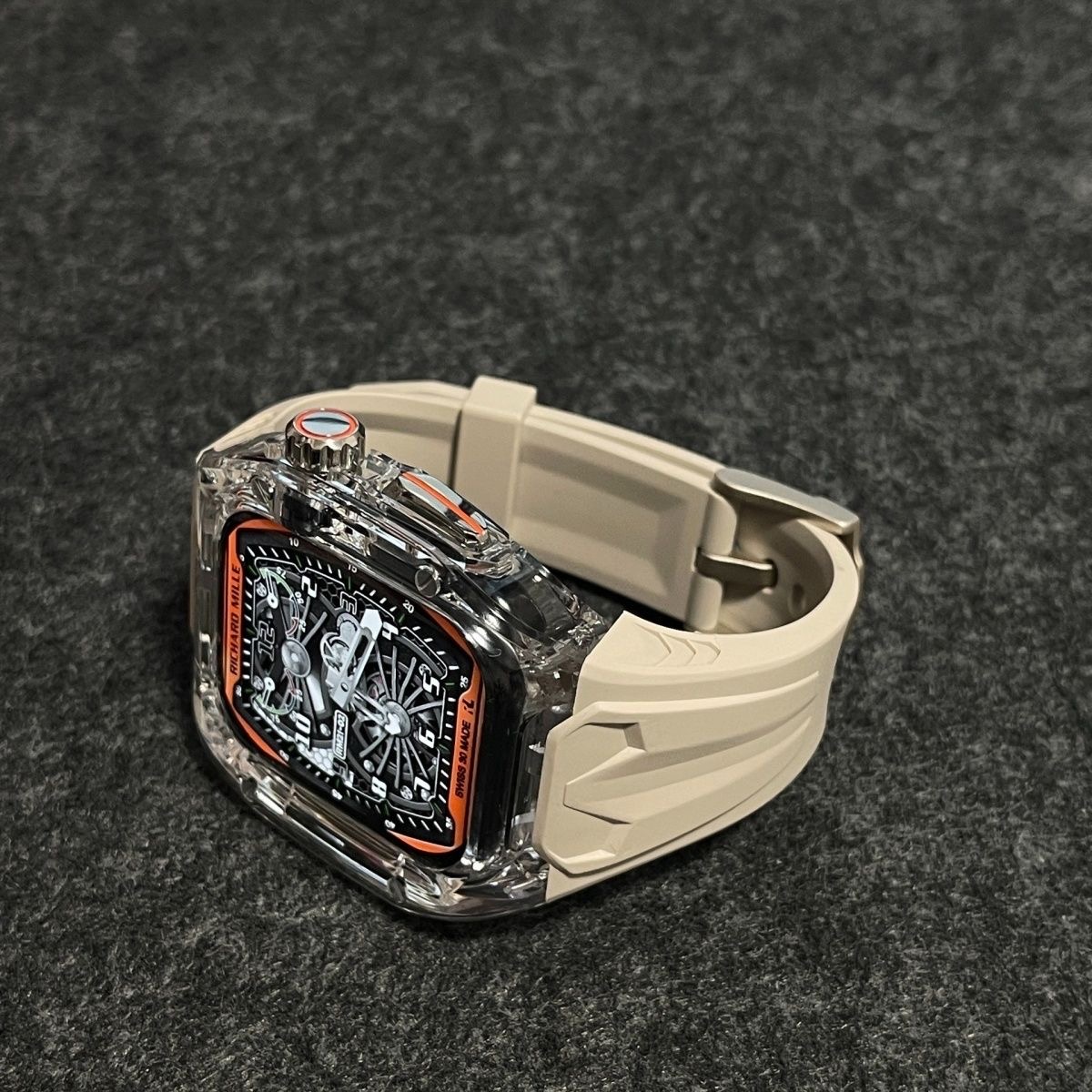 透明Ultra改装S11一体保护壳适用iWatch苹果手表带运动46硅胶49mm