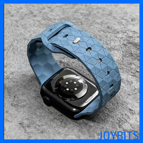个性菱格S11硅胶表带适用iWatch10苹果手表运动Ultra3防水46/49mm
