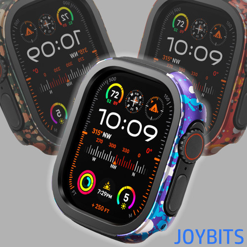 迷彩铝合金属Ultra2保护壳适用iWatch苹果手表S10防摔一体46/49mm