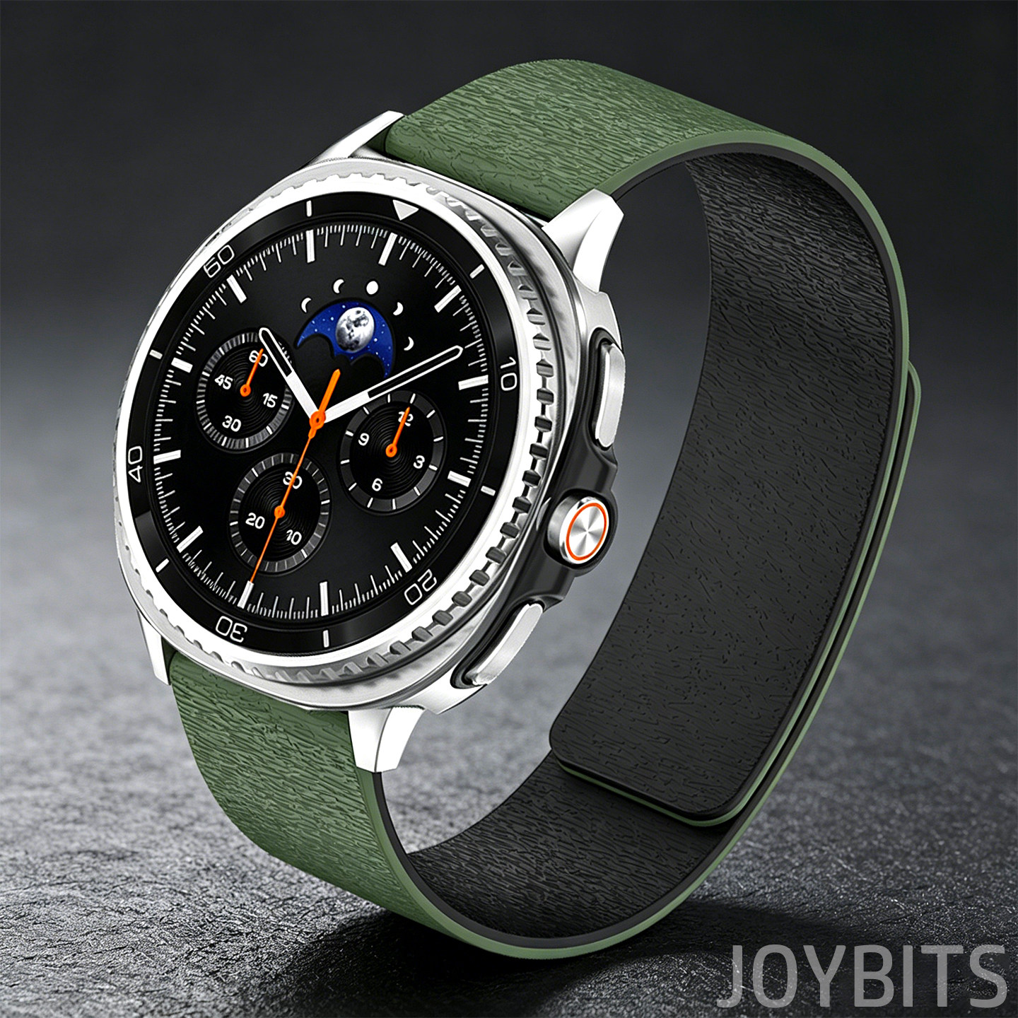 荔枝纹磁吸classic表带适用三星Galaxy手表watch8