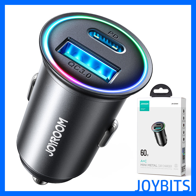 双口Type-C快充USB点烟器车充PD车载充电器线适用手机笔记本电脑