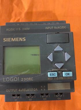 询价西门子LOGO! 230RC PLC模块，型号6ED1 05