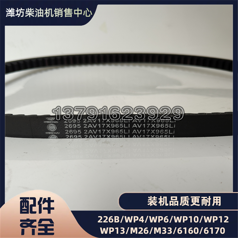 潍柴锐动力WP2三角皮带船舶动力