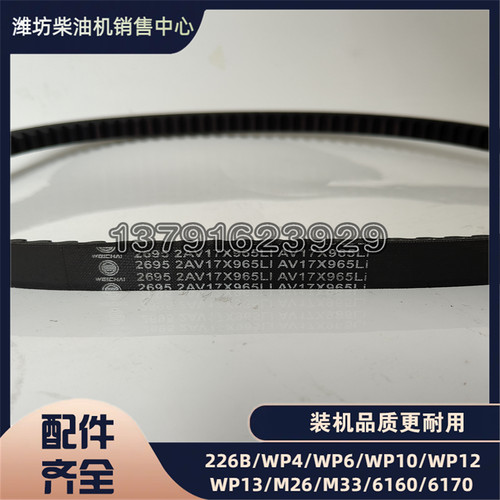 潍柴锐动力WP2三角皮带船舶动力