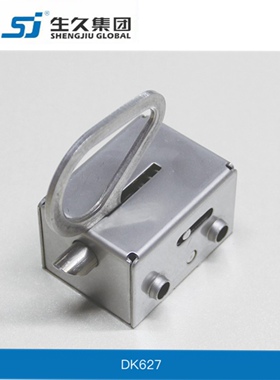 生久柜锁门锁DK627不锈钢搭钩锁 上下拉锁 机箱锁锁杆锁 限位锁