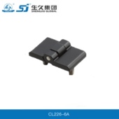 门铰链 生久柜锁CL226 明装 配电箱暗装 铁皮箱铰链 6A黑色镀铬亮光
