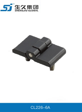 生久柜锁CL226-6A黑色镀铬亮光 配电箱暗装明装门铰链 铁皮箱铰链