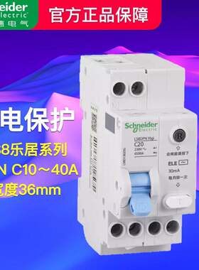 施耐德LS8断路器1P+N DPN双进双出16A20A25A32A40A漏电保护器空开