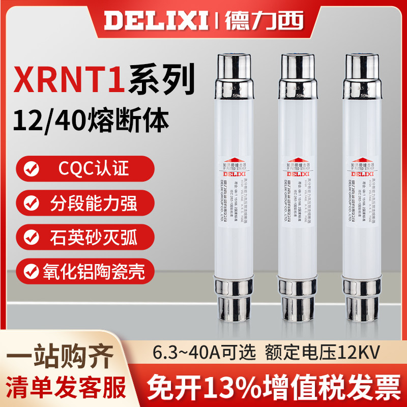 德力西XRNT10-12KV高压熔断器