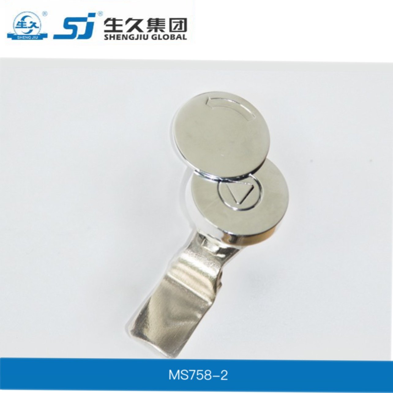 上海生久柜锁SJ三角锁 配电柜柜锁 平面锁 M758-2带盖防水锁