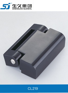 生久柜锁CL219-1R-2R-3R带阻尼 黑色铰链 锌合金合页配电箱柜铰链
