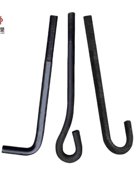 7字地脚螺栓预埋件 地锚螺丝L型钢结构地脚M18M20M24M27M30M36M42