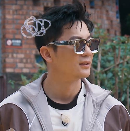 奔跑吧范丞丞同款眼镜银色墨镜李晨太阳镜高级感个性骑行个性眼镜