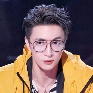 中国好声音薛之谦同款眼镜框原宿复古平光架可配近视眼镜男女轻