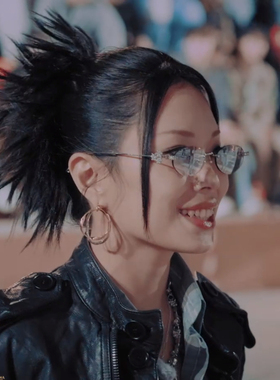 2025新款万妮达同款钻石无框眼镜