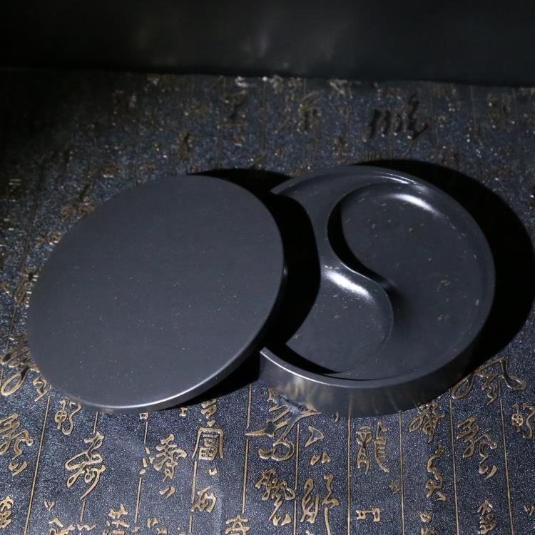 书法专用带盖歙砚初学