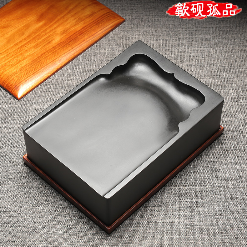 非遗经典歙砚素砚台高档文房礼品