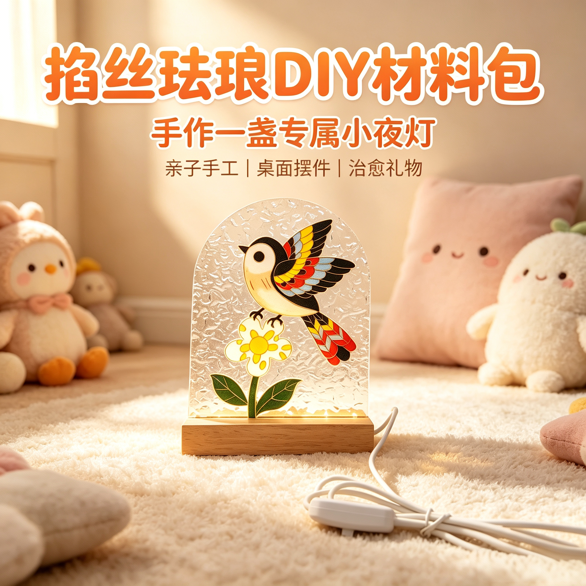 掐丝珐琅小夜灯diy材料包
