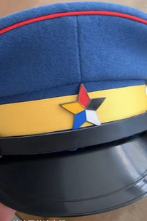 民国时期少帅帽子东北军大檐帽苏联红军大盖帽北洋军演出道具帽子