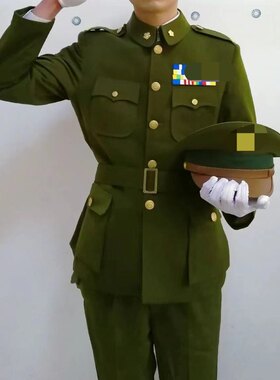 电视剧同款民国军装美式演出服