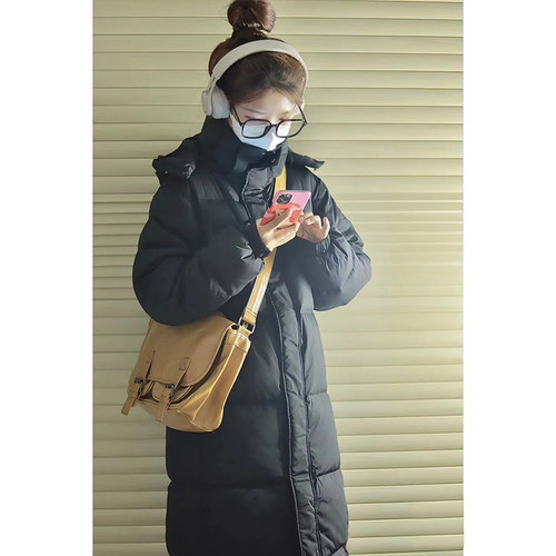 2025中戏羽绒服男女情侣长款