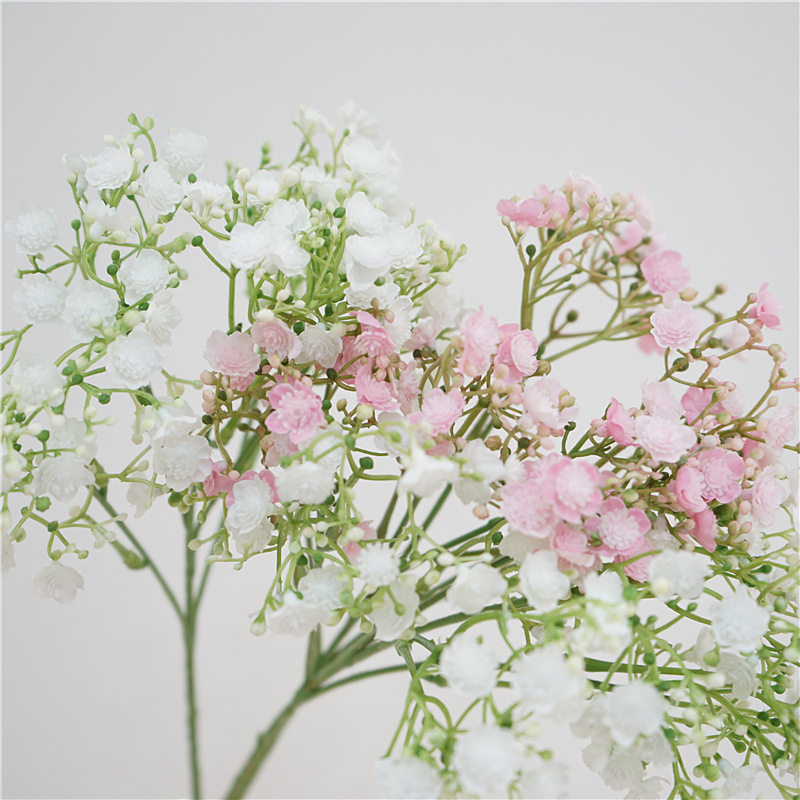小清新自然系仿真花单枝小碎花满天星新娘手捧花束配材桌花装饰品