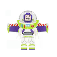 Draw Fun minato building blocks, Toy Story, plastic figurines, DIY accessories, cake, photo frame, decoration, Shark 8 thumbnail 4