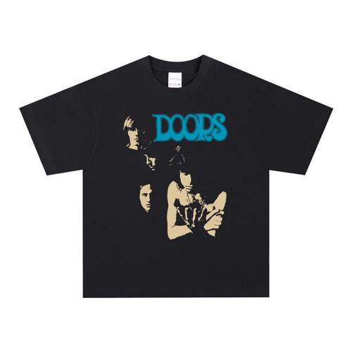 Thedoors迷幻摇滚短袖T恤