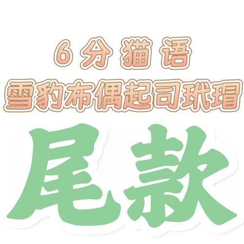 【尾款】bjd 雪豹布偶起司玳瑁 猫语 6分娃衣