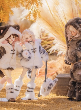 bjd 猫语 4分娃衣 mdd熊妹msd猫可可dfh兔豆豆ap等4分均可穿