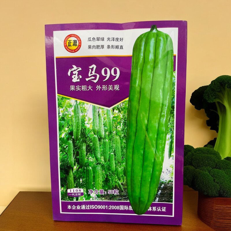 和利农 正源宝马99苦瓜种子疙瘩刺瘤绿苦瓜种籽庭院四季蔬菜种孑