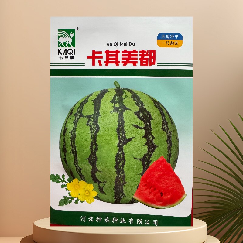 卡其美都西瓜种子中早熟皮薄甜脆蔬菜种子/种苗