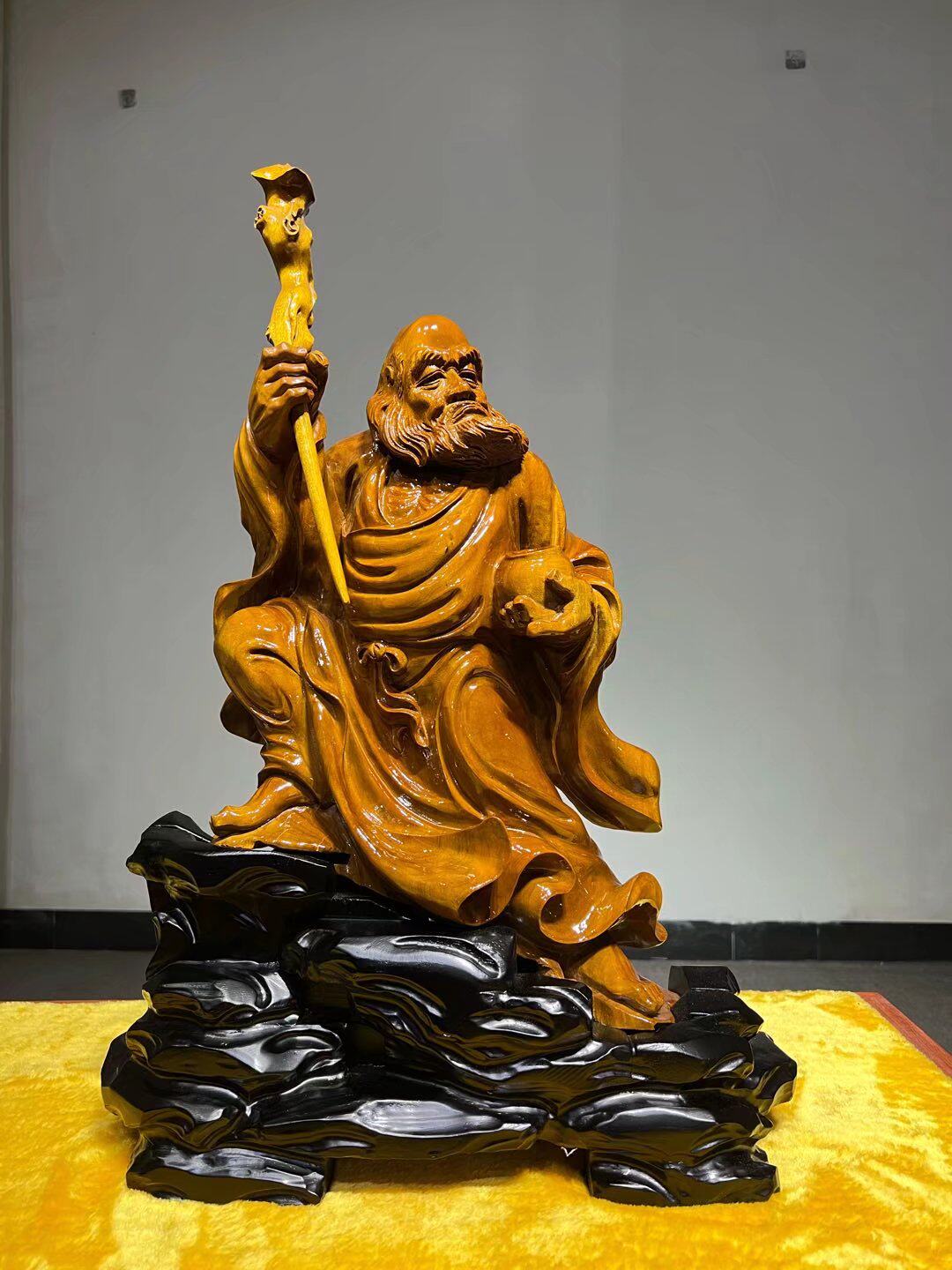 金丝楠达摩木雕摆件小叶桢楠菩萨包邮财神弥勒佛花鸟人物动物工艺