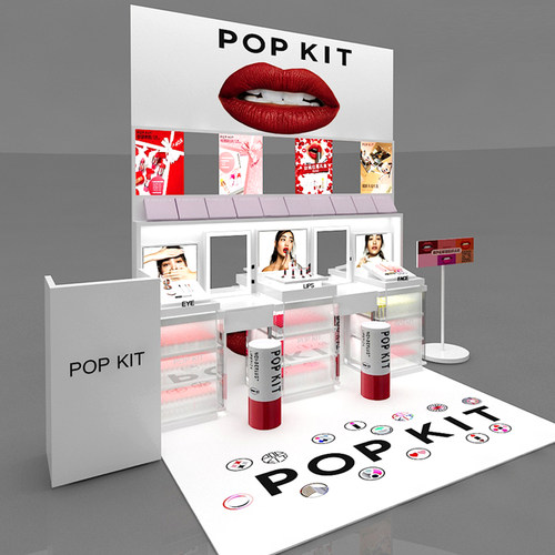 化妆品店美妆店药妆店展示装修男装高档潮牌简约装修店铺设计