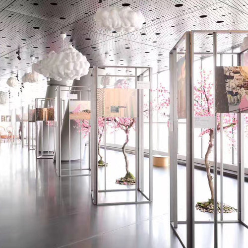 主题展览桃花展食品展店展示装修男潮牌简约装修店铺设计