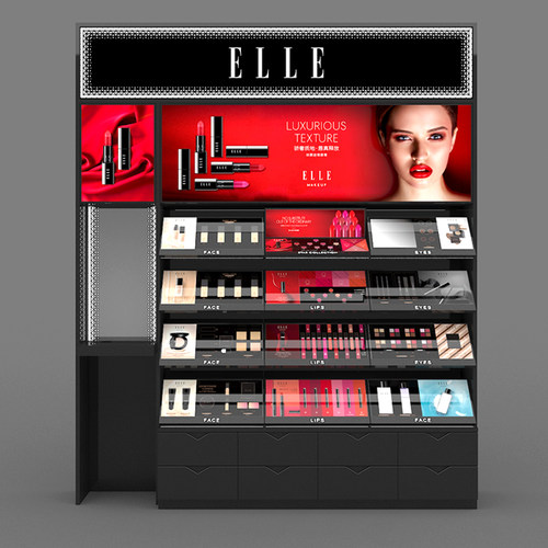 药妆店品牌化妆品展示装修男装高档潮牌简约装修店铺设计