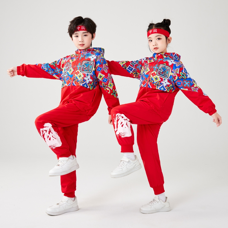 小学生校服春秋冬运动会表演班服